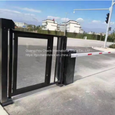 Community Electric Advertising Door Pedestrian Passage Automatic Door Opening Face Recognition Access Control Intelligent Road Gate photo-2