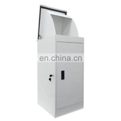 Outdoor parcel dropping Stainless Steel Large Smart Parcel Delivery Drop Post