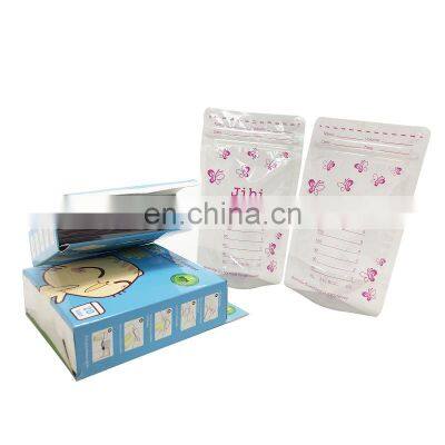 customize Stand Up Breast milk Safely Feeding Portable Bpa Free Breast Milk Storage Bags