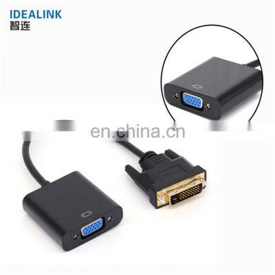 Customized Vga Male 15 Pin Dvi Cable Single Link 15M 20M