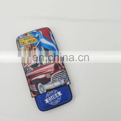 Classical Luxury Cigar Case Portable Pocket Travel Holder Leather Cigar Brands Travel Case photo-4