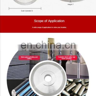 LIVTER Parallel Diamond Alloy Grinding Wheel Universal Knife Grinder Grinder Flat Electroplating Polishing Grinding Wheel photo-4