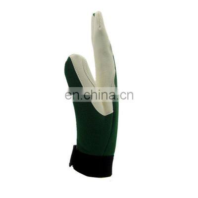 Comfortable Spandex Back PU Leather Palm Garden Glove photo-5