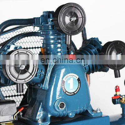 Bison China 150L 3Kw 3Heads Industrial Piston Belt Driven Air Compressors With Motor photo-4