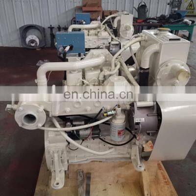 Original 4 Cylinder 4 Stroke 125hp Marine Engine Water Cooled 4BTA3.9-M125 Diesel Engine for Marine photo-4