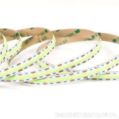 Led Strip Light DC12V 24V Tape Light Set Flexible Tiffany Blue Fob Cob Led Strip Tiffany Blue COB photo-4