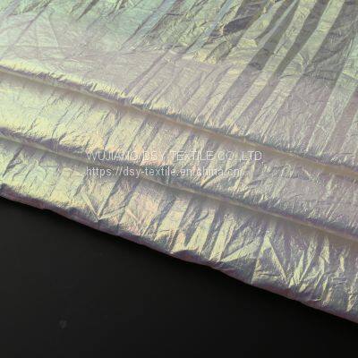 Magic Gilding Fabric Color Bronzing Wrinkle Bronzing Fabric photo-3