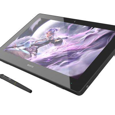 Pen tablet painting graphic design pen monitor BOSTO X5 120% sRGB color full-laminated screen battery-free drawing tablet