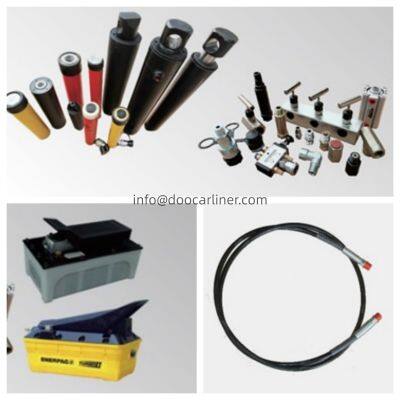 hydraulic cylinder, pump, hose for frame machine