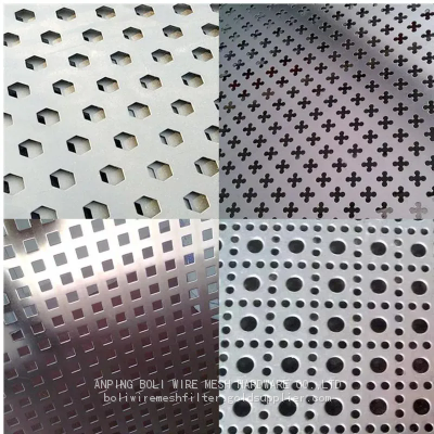 Stainless steel punch hole plate Perforated metal mesh 0.3mm to 10mm perforierte Platte /perforierte Platte /لوحة مثقوبة Stainless steel punched