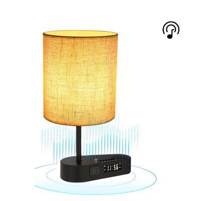 Smart White Noise Sound Machine with Bluetooth Speaker, Table Lamp for Living Room Bedroom with USB/Type-C Charging