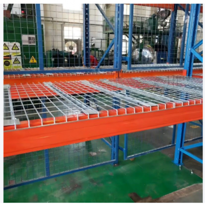 Warehouse Flared Welded Galvanized Steel Metal Storage Wire Decking for Pallet Racking