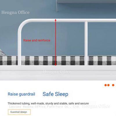 Heavy Duty Queen Size Bed Bunk Bed HG-BB054|1500mm Wide Steel Frame Double Decker With Non-slip Ladder for Adult and Family Use- OEM/ODM Supported photo-3