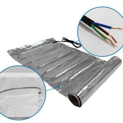 12v Heat Mat Aluminum Fabric Electric Heating Mat Bathroom Warming Undefloor Heating Mat
