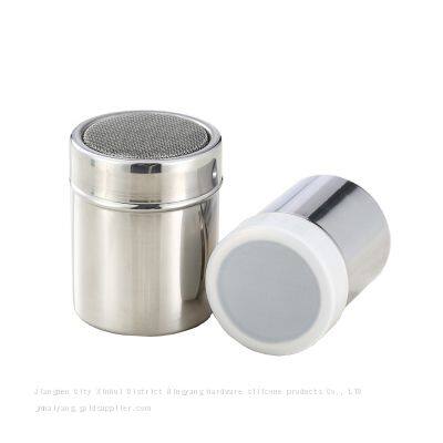 304 Stainless Steel Sugar Shaker 40 Mesh Pepper Container Pepper Jar Seasoning Containers Powder Seasoning Shaker photo-2