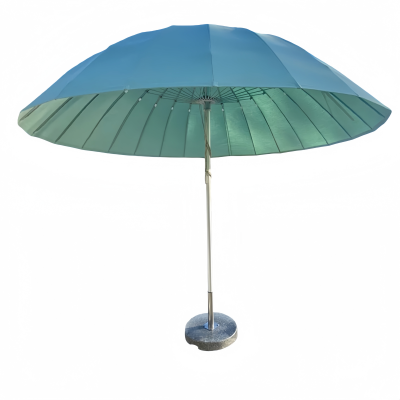 Commercial Central Pillar Sun Shade Umbrella – 9ft Aluminum Frame, 210T UV Fabric – OEM photo-4