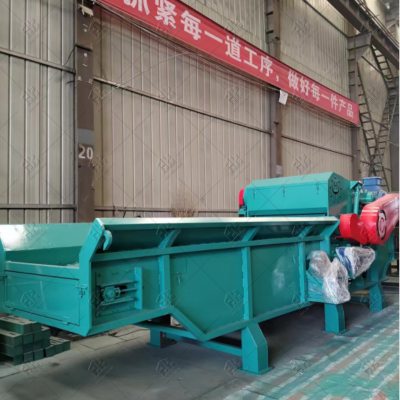 Прочный древесиностружила для измельчения больших корней и пней Горизонтальный дробилка