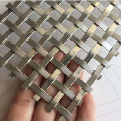 Stainless Steel Wire Mesh, Woven Metal Wire Mesh for Construction, Suitable for Cabinets and Decorative Mesh