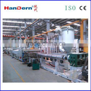 PP PE PC plastic corrugated sheet production line machines