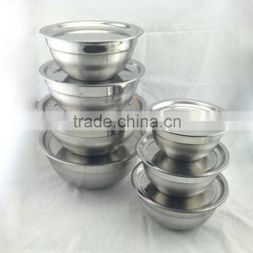 7pcs stainless steel mixing bowl New serving bowls