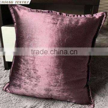 Velvet Pillow With Flange Dot Foil Print photo-2