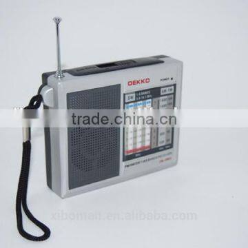 AM FM SW radio Built-In Speaker Portable Style shortwave radio transmitter