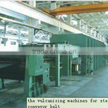 the vulcanizing machines for steel wire cord conveyor belt