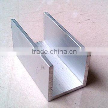 Discounted price U shape 6000 series aluminum extruded section aluminum extrusion