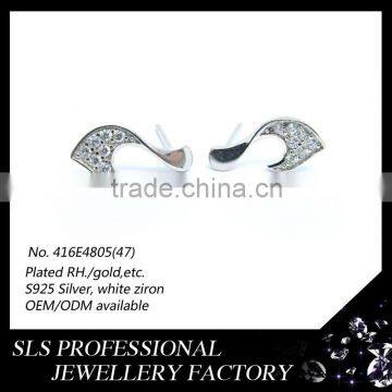 Fashion Cartilage Piercing Earring Simple Light Weight Stud Earring for Little Girls Wear With Butterfly Push Back Earring Stud photo-2