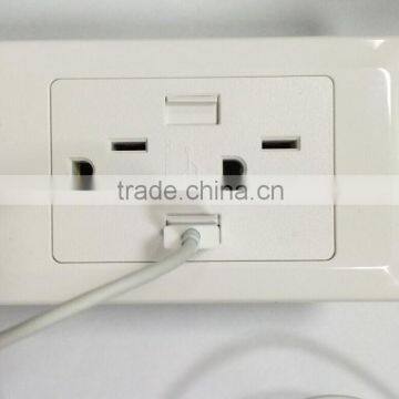 us Wall Receptacle With Usb Output Usb Wall Socket us