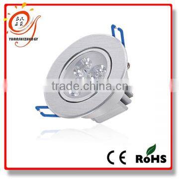 CE, Rohs approved 3W-7W led pir sensor ceiling light round