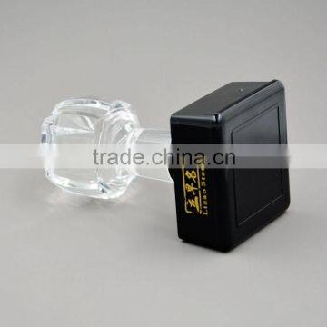 QE Crystal handle flash stamp