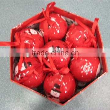 2014 new year christmas ball 3cm wtih foam christmas ball one year warranty