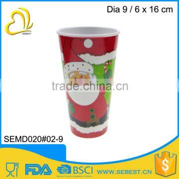 Eco-Friendly wholesale 100% melamine round red plastic cups                        
                                                                                Supplier's Choice