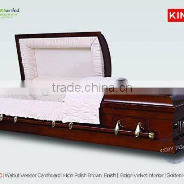 CLASSIC maroon bier wood furniture wood casket