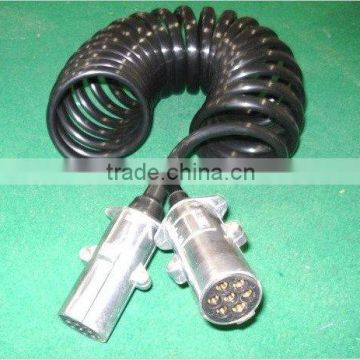 Heptcable, seven core cable, spiral tube, volute, trailer brake tube