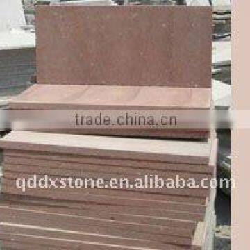 natural red sandblasting sandstone outdoor tiles