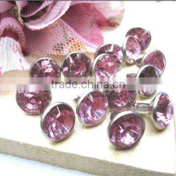 Rhinestone crystal rivet spike rhinestone rivet good quality and wholesale price