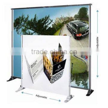 adjust 10ft black Jumbo Telescopic Trade Show backdrop banner