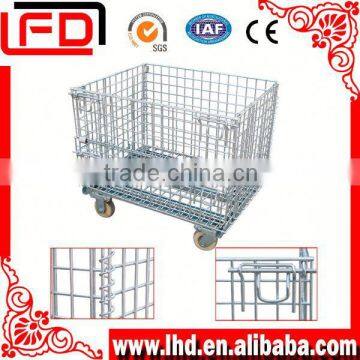 euro zn plated wire container