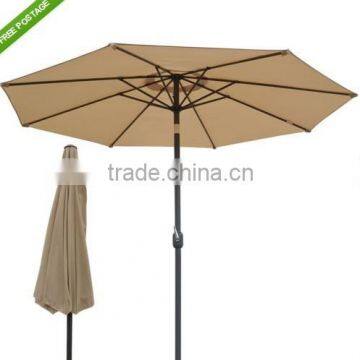 3M PATIO GARDEN UMBRELLA AIRVENT MARKET OUTDOOR NEW PARASOL SUN SHADE