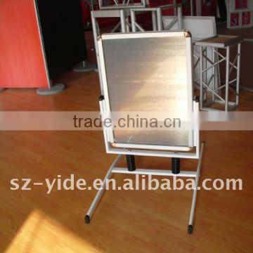 outdoor aluminum pavement sign stand,a board(iron feet)