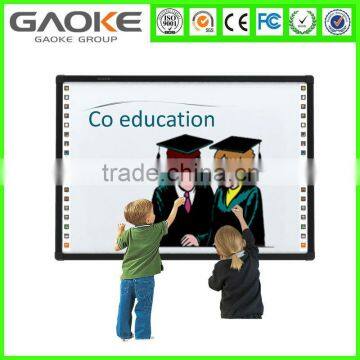 With Short Throw Projector for School Use Touch Screen USB Smart Board Electronic IR Infrared Interactive Whiteboard Factory