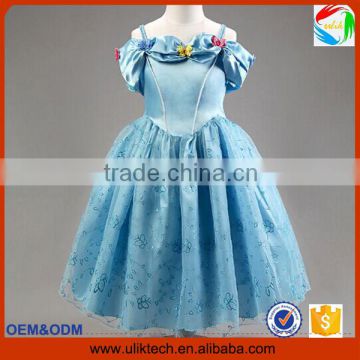 New design baby girls elegant and sweet lace wedding dresses wholesale kids girl realistic halloween costume (Ulik)