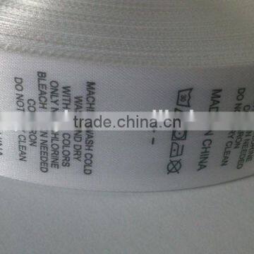 Customize Washable Non Woven Fabric Printed Clothing Label