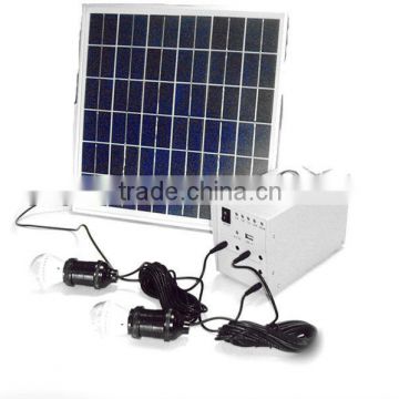 8w 12v solar camping kit with usb charging