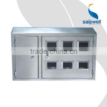 SAIP/SAIPWELL High Quality Stell Electric Three-Phase Electric Meter Box