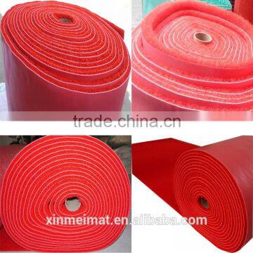 Good quality PVC carpet underlay/PVC rug pad/non-slip coil rug pad