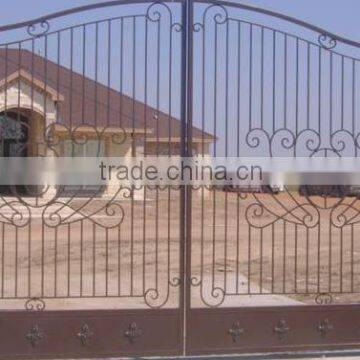 morden outdoor entrance wrought iron main gate