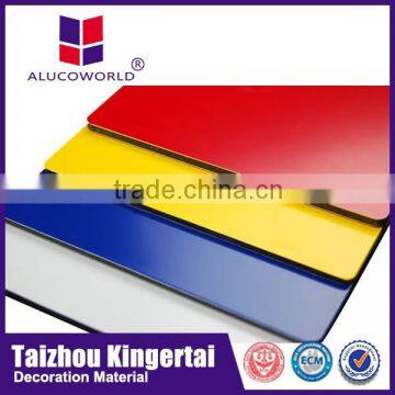 Alucoworld external wall/exterior cladding aluminium copper composite panel(acp)